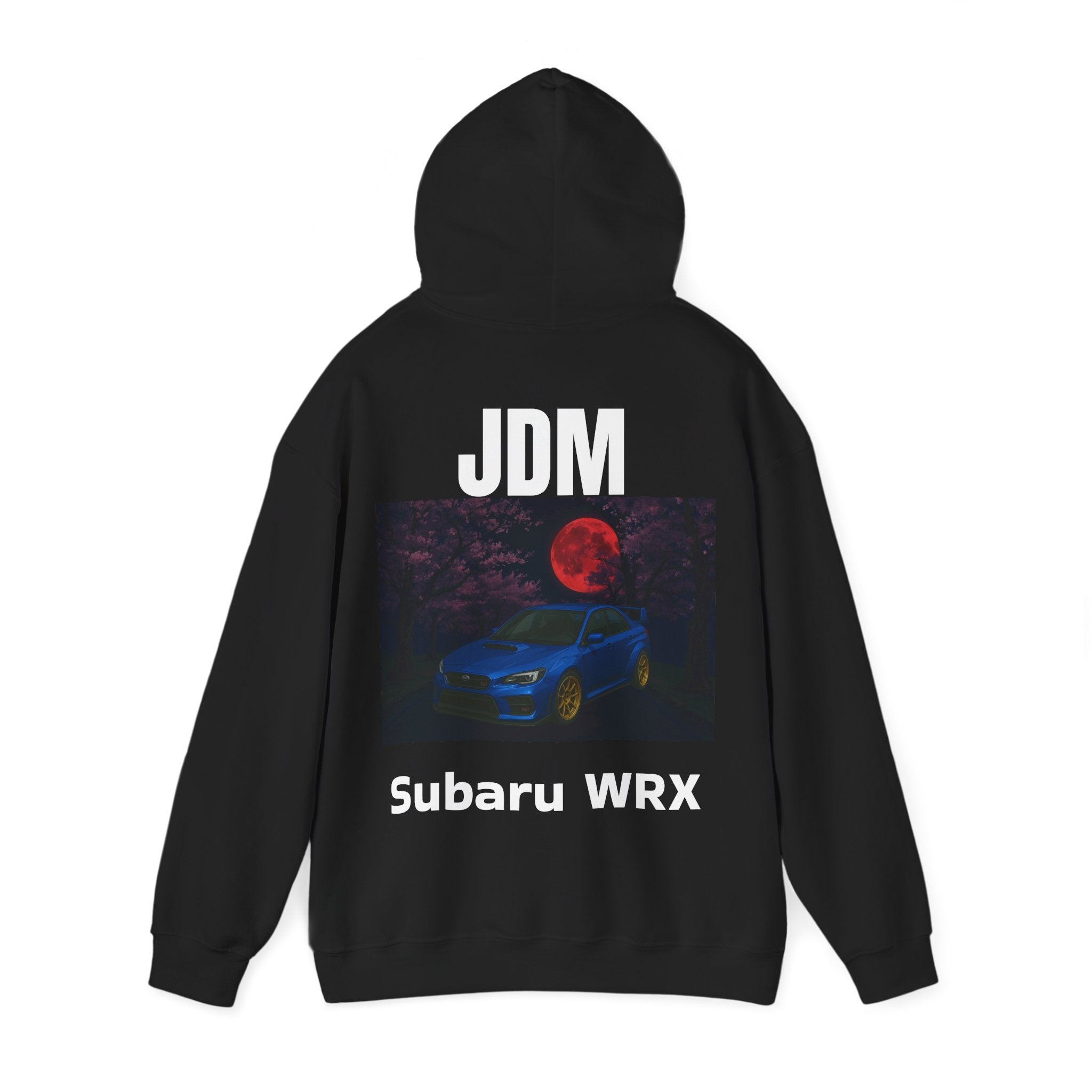 The RED_JDM Subaru WRX hoodie