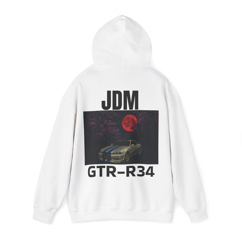 The RED_JDM GTR_R34 hoodie