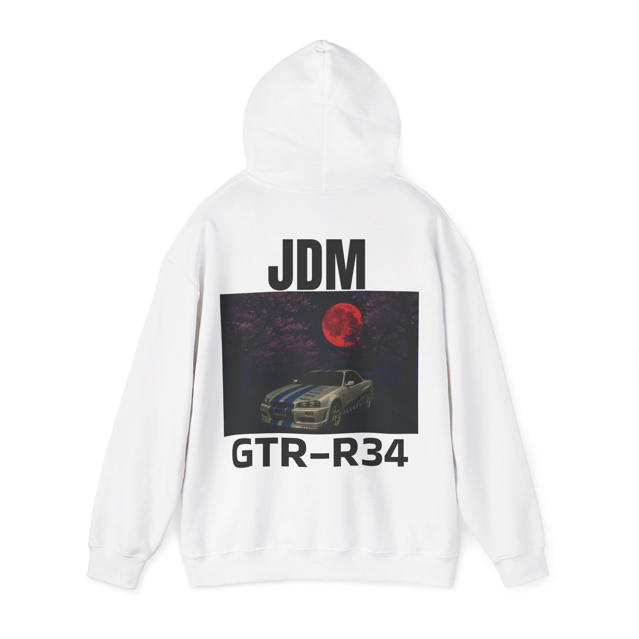 The RED_JDM GTR_R34 hoodie