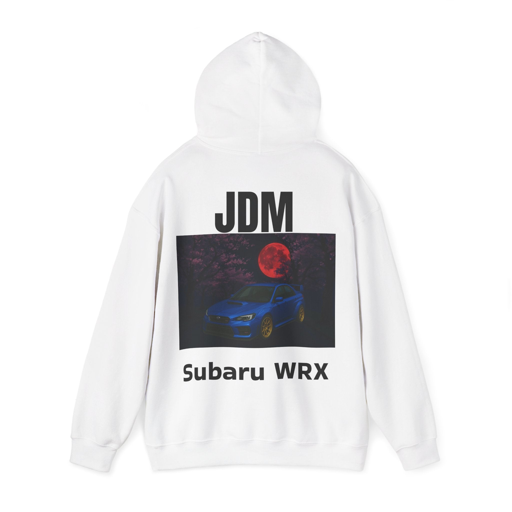 The RED_JDM Subaru WRX hoodie