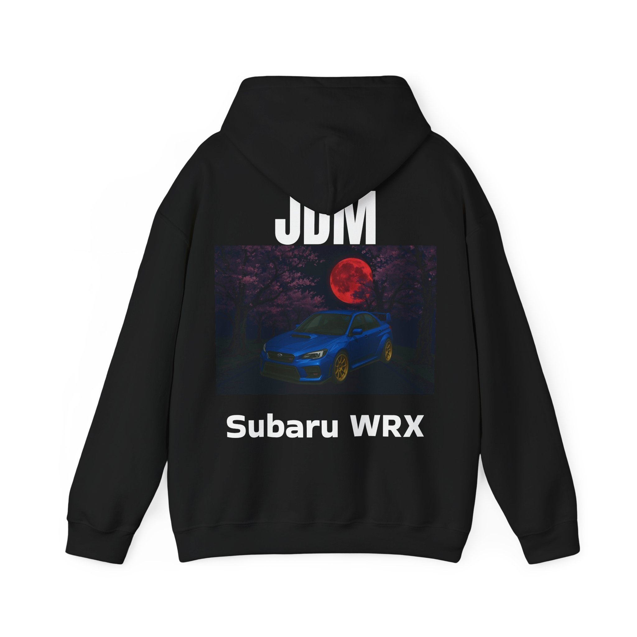 The RED_JDM Subaru WRX hoodie