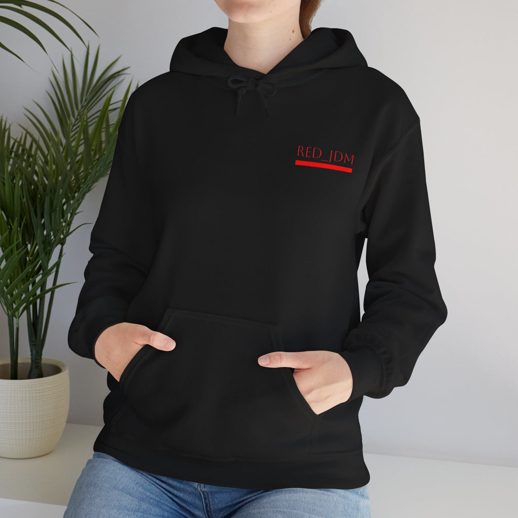 The RED_JDM Subaru WRX hoodie