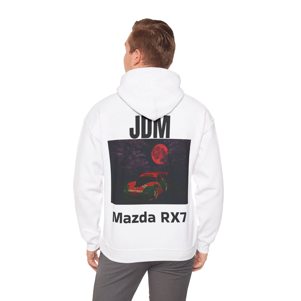 The RED_JDM Mazda RX7 hoodie