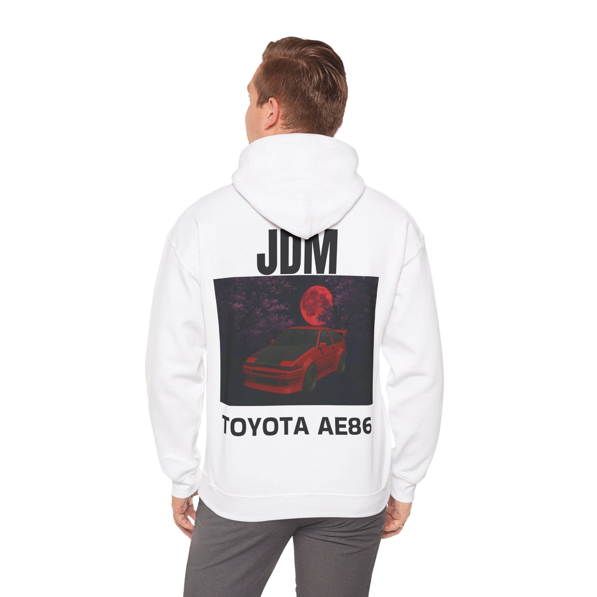 The RED_JDM Toyota AE86 hoodie